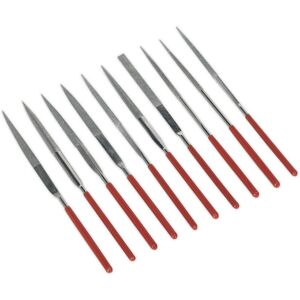 Loops 10 Piece 140mm Diamond Needle File Set - Vinyl Dipped Handles - Precision Files Multicolor Loops 10 Piece 140mm Diamond Needle File Set - Vinyl Dipped Handles - Precision Files Multicolor