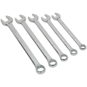 Loops 5pc LARGE Combination Spanner Set - 22mm to 32mm - 12 Point Ring & Open Wrench Multicolor Loops 5pc LARGE Combination Spanner Set - 22mm to 32mm - 12 Point Ring & Open Wrench Multicolor