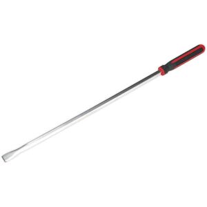 Loops 900mm Heavy Duty Straight Pry Bar with Hammer Cap - Chromoly Steel Shaft in Metallics Metallics Loops 900mm Heavy Duty Straight Pry Bar with Hammer Cap - Chromoly Steel Shaft in Metallics Metallics