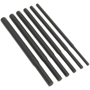 Loops 6 Piece Heavy Duty Parallel Pin Punch Set - Hardened & Tempered - 350mm - Metric Multicolor Loops 6 Piece Heavy Duty Parallel Pin Punch Set - Hardened & Tempered - 350mm - Metric Multicolor