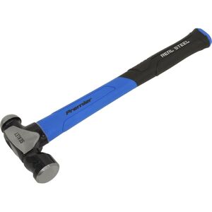 Loops 32oz Ball Pein Hammer - Fibreglass Shaft - Drop Forged Steel - Rubber Grip in Metallics Metallics Loops 32oz Ball Pein Hammer - Fibreglass Shaft - Drop Forged Steel - Rubber Grip in Metallics Metallics