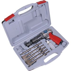 Loops Long Stroke Air Hammer Kit - 1/4" BSP Inlet - Soft Grip - Handle Exhaust Multicolor Loops Long Stroke Air Hammer Kit - 1/4" BSP Inlet - Soft Grip - Handle Exhaust Multicolor