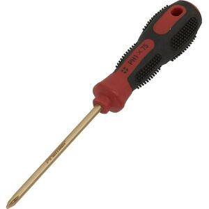 Loops Non-Sparking Phillips Screwdriver - #1 x 75mm - Soft Grip Handle - Die Forged Multicolor Loops Non-Sparking Phillips Screwdriver - #1 x 75mm - Soft Grip Handle - Die Forged Multicolor