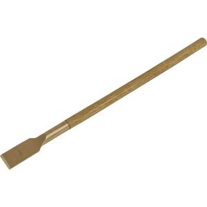 Loops Long Handle Decorators Scraper - 50 x 690mm - Non-Sparking - Beryllium Copper Copper Loops Long Handle Decorators Scraper - 50 x 690mm - Non-Sparking - Beryllium Copper Copper