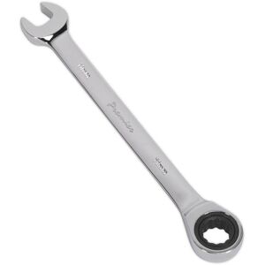 Loops 11mm Ratchet Combination Spanner - Chrome Vanadium Steel - 72 Tooth Ratchet Ring in Metallics Metallics Loops 11mm Ratchet Combination Spanner - Chrome Vanadium Steel - 72 Tooth Ratchet Ring in Metallics Metallics