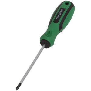 Loops Pozi Head 1 x 75mm Screwdriver with Soft Grip Handle - Chrome Vanadium Shaft Multicolor Loops Pozi Head 1 x 75mm Screwdriver with Soft Grip Handle - Chrome Vanadium Shaft Multicolor