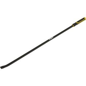 Loops 1220mm Heavy Duty 25 ° Pry Bar with Hammer Cap - Hardened Steel Shaft - Soft Grip in Metallics Metallics Loops 1220mm Heavy Duty 25 ° Pry Bar with Hammer Cap - Hardened Steel Shaft - Soft Grip in Metallics Metallics