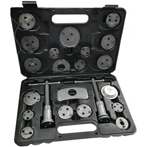 Autojack 22 Piece Brake Rewind Caliper Piston Tool Kit in Black Black Autojack 22 Piece Brake Rewind Caliper Piston Tool Kit in Black Black