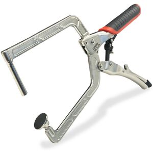 Lumberjack 5 Inch Right Angle Clamp Self Adjusting Pocket Hole Support Hand Tool in Silver Silver Lumberjack 5 Inch Right Angle Clamp Self Adjusting Pocket Hole Support Hand Tool in Silver Silver