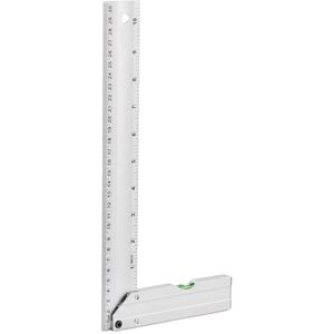 MidOcean Mejure Spirit Level Aluminium Ruler in Silver Silver MidOcean Mejure Spirit Level Aluminium Ruler in Silver Silver