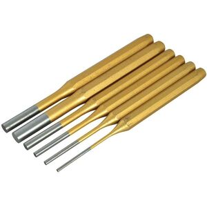 Bluespot Tools Gold Pin Punch Set 6 Piece Multicolor Bluespot Tools Gold Pin Punch Set 6 Piece Multicolor