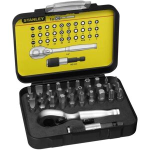 Stanley Fatmax Bit & Ratchet Set, 32 Piece Multicolor Stanley Fatmax Bit & Ratchet Set, 32 Piece Multicolor