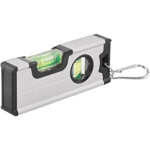 MidOcean Magnel Magnetic Aluminium Spirit Level in Silver Silver MidOcean Magnel Magnetic Aluminium Spirit Level in Silver Silver