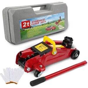SPETLEK 2 Ton Tonne Hydraulic Trolley Floor Jack in Red Red SPETLEK 2 Ton Tonne Hydraulic Trolley Floor Jack in Red Red