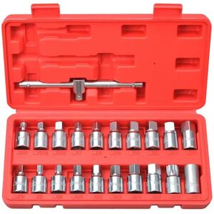 SPETLEK Oil Drain Sump Plug Key Socket Set in Red Red SPETLEK Oil Drain Sump Plug Key Socket Set in Red Red