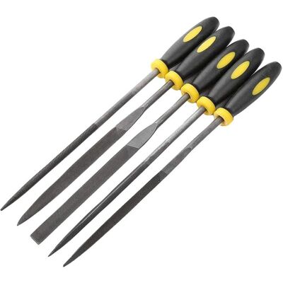 SupaTool 6 Piece Mini File Set in Black Black SupaTool 6 Piece Mini File Set in Black Black