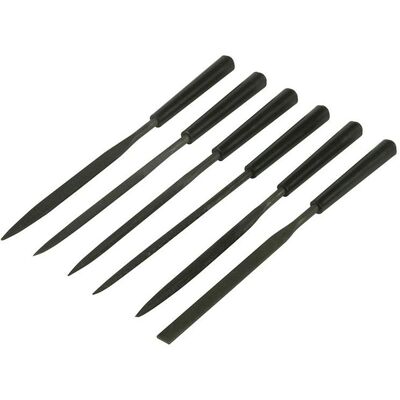 Stanley Needle File Set 6 Piece 150mm (6in) Multicolor Stanley Needle File Set 6 Piece 150mm (6in) Multicolor