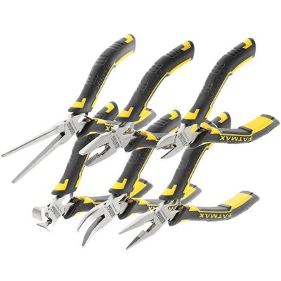Stanley Fatmax Mini Pliers Set, 6 Piece Multicolor Stanley Fatmax Mini Pliers Set, 6 Piece Multicolor