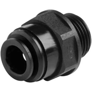 John Guest 15mm X 3/4 BSP Male Connector PM011516E in Black Black John Guest 15mm X 3/4 BSP Male Connector PM011516E in Black Black