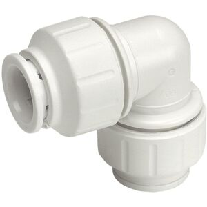 John Guest Speedfit Reducing Elbow 22 X 15mm in White White John Guest Speedfit Reducing Elbow 22 X 15mm in White White
