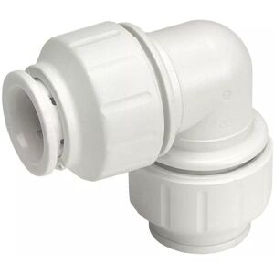 John Guest Speedfit Reducing Elbow 15 X 10mm in White White John Guest Speedfit Reducing Elbow 15 X 10mm in White White