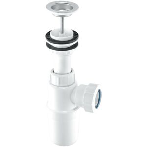 McAlpine AA10W 75mm Water Seal Adjustable Inlet Basin Trap with 1.25" Multifit Outlet in White White McAlpine AA10W 75mm Water Seal Adjustable Inlet Basin Trap with 1.25" Multifit Outlet in White White