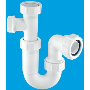 McAlpine ASA10-SP 75mm Water Seal Multifit Outlet Tubular Swivel Basin Trap in White White McAlpine ASA10-SP 75mm Water Seal Multifit Outlet Tubular Swivel Basin Trap in White White
