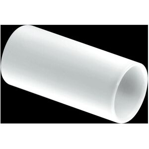 McAlpine R1 3/4" Straight Overflow Connector in White White McAlpine R1 3/4" Straight Overflow Connector in White White