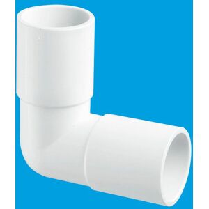 McAlpine R2 3/4" 90° Overflow Bend in White White McAlpine R2 3/4" 90° Overflow Bend in White White