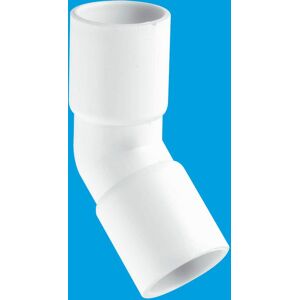 McAlpine R2A 3/4" 135° Overflow Bend in White White McAlpine R2A 3/4" 135° Overflow Bend in White White