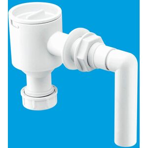 McAlpine R30 3/4" Complete Screened Tank Overflow Connector in White White McAlpine R30 3/4" Complete Screened Tank Overflow Connector in White White