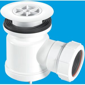 McAlpine STW5-R 19mm Water Seal Shower Trap with Universal Outlet in White White McAlpine STW5-R 19mm Water Seal Shower Trap with Universal Outlet in White White