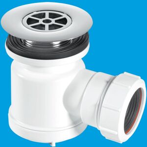 McAlpine STW7-R 19mm Water Seal Shower Trap with Universal Outlet in White White McAlpine STW7-R 19mm Water Seal Shower Trap with Universal Outlet in White White