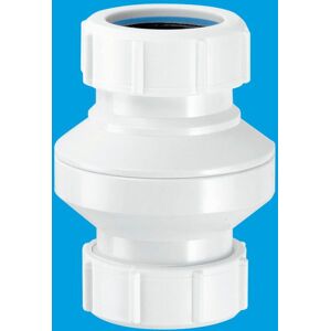 McAlpine Multifit In-Line Screened / Filter Pipe Coupling 1.25" SWILF in White White McAlpine Multifit In-Line Screened / Filter Pipe Coupling 1.25" SWILF in White White