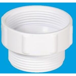 McAlpine T12B 13/4" x 1.5" BSP Female x BSP Male Coupling in White White McAlpine T12B 13/4" x 1.5" BSP Female x BSP Male Coupling in White White