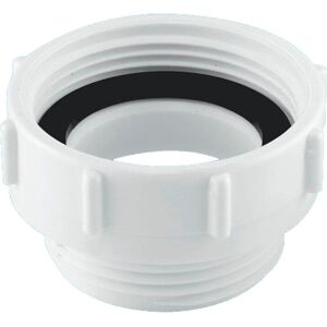 McAlpine T12D 2" x 1.25" BSP Female x BSP Male Coupling in White White McAlpine T12D 2" x 1.25" BSP Female x BSP Male Coupling in White White