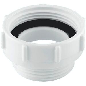 McAlpine T12H 1.5" x 1" BSP Female x BSP Male Coupling in White White McAlpine T12H 1.5" x 1" BSP Female x BSP Male Coupling in White White