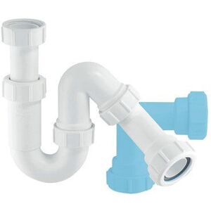 McAlpine TP10 1.5" 75mm Water Seal Tubular Swivel All One Trap in White White McAlpine TP10 1.5" 75mm Water Seal Tubular Swivel All One Trap in White White