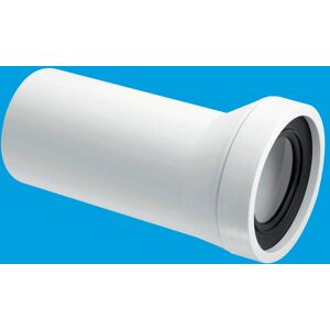 McAlpine WC-CON6 10mm Offset Adjustable Length Rigid WC Connector in White White McAlpine WC-CON6 10mm Offset Adjustable Length Rigid WC Connector in White White