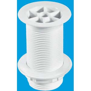 McAlpine WU1A White Plastic Flush Flange Urinal Waste White McAlpine WU1A White Plastic Flush Flange Urinal Waste White