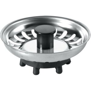 McAlpine BSKTOP Basket Strainer Waste Plug - Rubber Seal in Silver Silver McAlpine BSKTOP Basket Strainer Waste Plug - Rubber Seal in Silver Silver