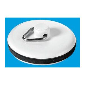 McAlpine WP2T 13/4" White Plastic Plug with Rubber Seal With Triangle White McAlpine WP2T 13/4" White Plastic Plug with Rubber Seal With Triangle White