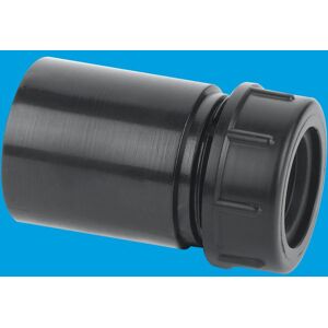 McAlpine R16-BL 1.25" x 19/23mm Reducer in ABS Black Black McAlpine R16-BL 1.25" x 19/23mm Reducer in ABS Black Black