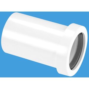 McAlpine T18-ABS 1.5" Straight Connector - Pushfit x Solvent-Weld in White White McAlpine T18-ABS 1.5" Straight Connector - Pushfit x Solvent-Weld in White White