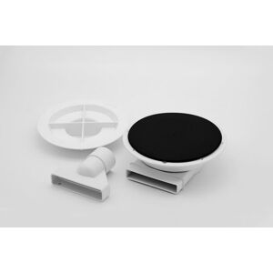 McAlpine Slimline Floor Gully With Non-Return Valve 2 Piece White Cover White McAlpine Slimline Floor Gully With Non-Return Valve 2 Piece White Cover White