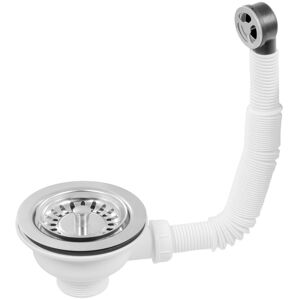 McAlpine 1.5" Universal Basket Strainer Waste & O/flow Stainless Steel in White White McAlpine 1.5" Universal Basket Strainer Waste & O/flow Stainless Steel in White White