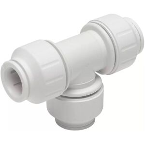 John Guest Equal Tee 22mm in White White John Guest Equal Tee 22mm in White White