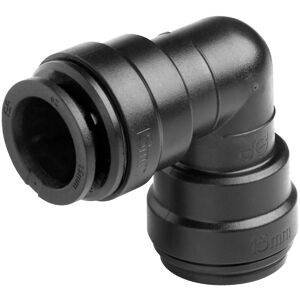 John Guest 12mm Equal Elbow Push Fit Pipe Water Fitting Connector, Pack of 3 in Black Black John Guest 12mm Equal Elbow Push Fit Pipe Water Fitting Connector, Pack of 3 in Black Black