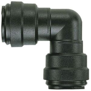 John Guest 12mm Equal Elbow Push Fit Pipe Water Fitting Connector, Pack of 5 in Black Black John Guest 12mm Equal Elbow Push Fit Pipe Water Fitting Connector, Pack of 5 in Black Black