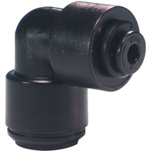 John Guest Push Fit 12mm to 10mm 90 degree Reducing Elbow - Caravan in Black Black John Guest Push Fit 12mm to 10mm 90 degree Reducing Elbow - Caravan in Black Black